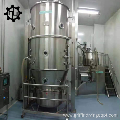 Vertical Installation Fluid Bed Boiling Granulator